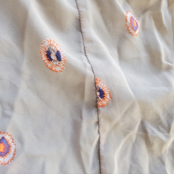 🌙HP🌙Moon Collection Sheer Floral Boho Blouse  Large - Picture 13 of 13